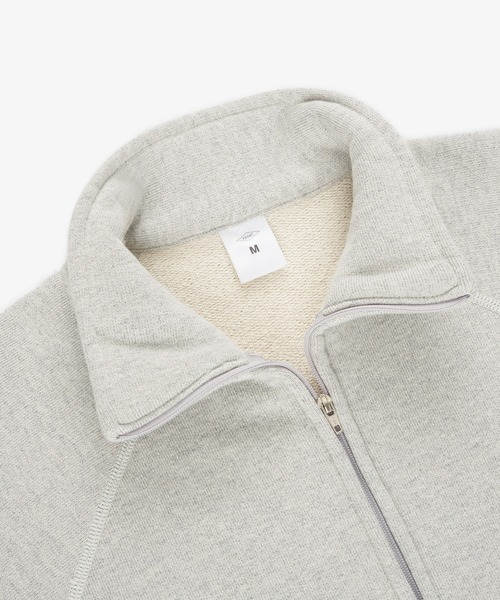 FRONT 11201(フロントワンワントゥーオーワン)の「Half Zip Sweatshirt/ Made in Japan(スウェット・メンズ・グレー・M/S/XL/L)」の3枚目の写真