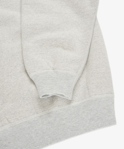 FRONT 11201(フロントワンワントゥーオーワン)の「Half Zip Sweatshirt/ Made in Japan(スウェット・メンズ・グレー・M/S/XL/L)」の4枚目の写真