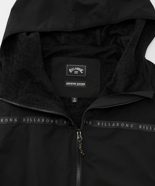 BILLABONG（ビラボン）の「BILLABONG メンズ 【A/DIV.】THERMO MESH セットアップジャケット 【2025年秋冬モデル】 @autumn /ビラボンセットアップ対応ロゴテープナイロンジップアップパーカー・フーディー（パーカー・メンズ・ブラック系その他/ブラック・LARGE/X-LARGE/MEDIUM）」の4枚目の写真