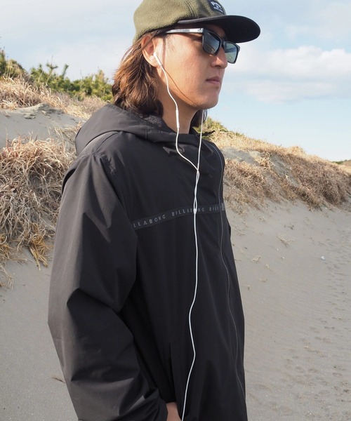 BILLABONG（ビラボン）の「BILLABONG メンズ 【A/DIV.】THERMO MESH セットアップジャケット 【2025年秋冬モデル】 @autumn /ビラボンセットアップ対応ロゴテープナイロンジップアップパーカー・フーディー（パーカー・メンズ・ブラック系その他/ブラック・LARGE/X-LARGE/MEDIUM）」の7枚目の写真