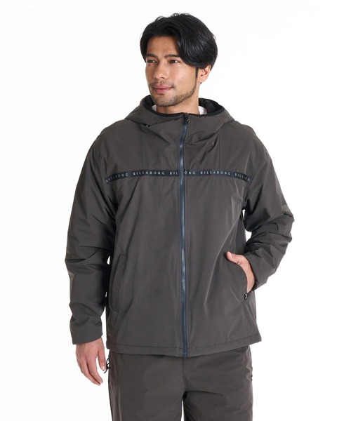 BILLABONG（ビラボン）の「BILLABONG メンズ 【A/DIV.】THERMO MESH セットアップジャケット 【2025年秋冬モデル】 @autumn /ビラボンセットアップ対応ロゴテープナイロンジップアップパーカー・フーディー（パーカー・メンズ・ブラック系その他/ブラック・LARGE/X-LARGE/MEDIUM）」の8枚目の写真