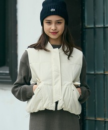 ポチブチ☆ヤマダヤ ボリュームネック　リブニット、アイボリーダウンベスト リブ」に該当するダウンベストファッション通販 - ZOZOTOWN