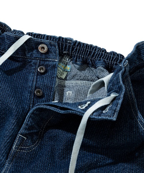 AOZORA（アオゾラ）の「AOZORA/アオゾラ　刺し子デニム ダブルニー ペインターパンツ（その他パンツ・メンズ・インディゴブルー・LARGE/MEDIUM/X-LARGE）」の8枚目の写真