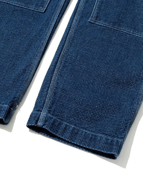 AOZORA（アオゾラ）の「AOZORA/アオゾラ　刺し子デニム ダブルニー ペインターパンツ（その他パンツ・メンズ・インディゴブルー・LARGE/MEDIUM/X-LARGE）」の9枚目の写真