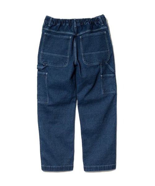 AOZORA（アオゾラ）の「AOZORA/アオゾラ　刺し子デニム ダブルニー ペインターパンツ（その他パンツ・メンズ・インディゴブルー・LARGE/MEDIUM/X-LARGE）」の3枚目の写真