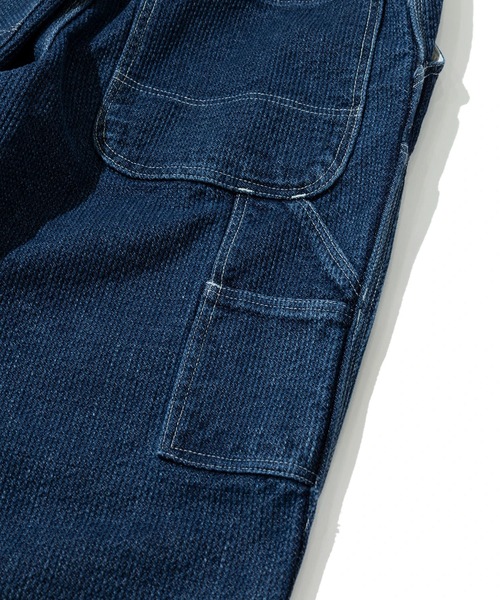 AOZORA（アオゾラ）の「AOZORA/アオゾラ　刺し子デニム ダブルニー ペインターパンツ（その他パンツ・メンズ・インディゴブルー・LARGE/MEDIUM/X-LARGE）」の6枚目の写真
