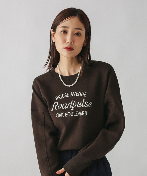 GLOBAL WORK（グローバルワーク）の「スウェットライククループルオーバー/571350（スウェット・レディース・グレー/グリーン系その他6/マスタード/ネイビー/ワインレッド/ホワイト系その他3/グレー系その他/ダークブラウン・LARGE/MEDIUM/SMALL）」の10枚目の写真