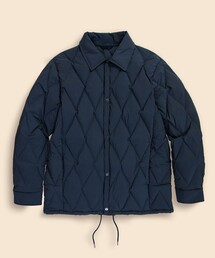 【極美品】ナッカード ダウンジャケット M キルティング ネイビー ワッペン