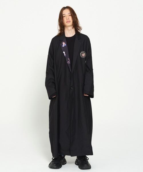 STOF（ストフ）の「PEDESTRIAN LIGHT COAT（チェスターコート・メンズ・ナチュラル/ブラック・S/M）」の2枚目の写真