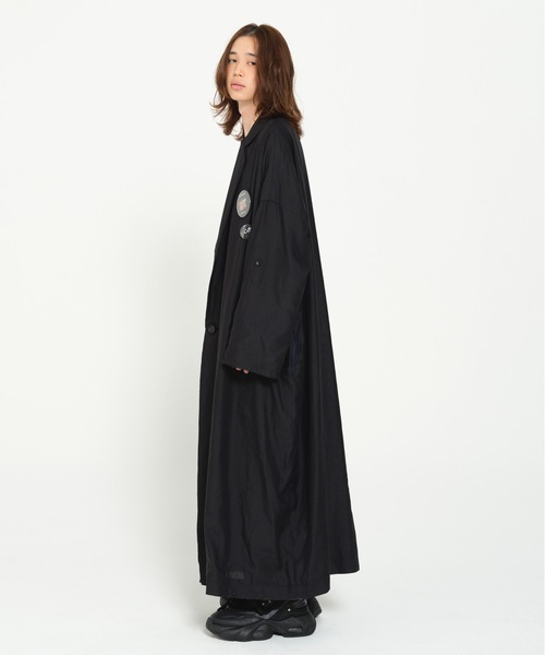 STOF（ストフ）の「PEDESTRIAN LIGHT COAT（チェスターコート・メンズ・ナチュラル/ブラック・S/M）」の4枚目の写真