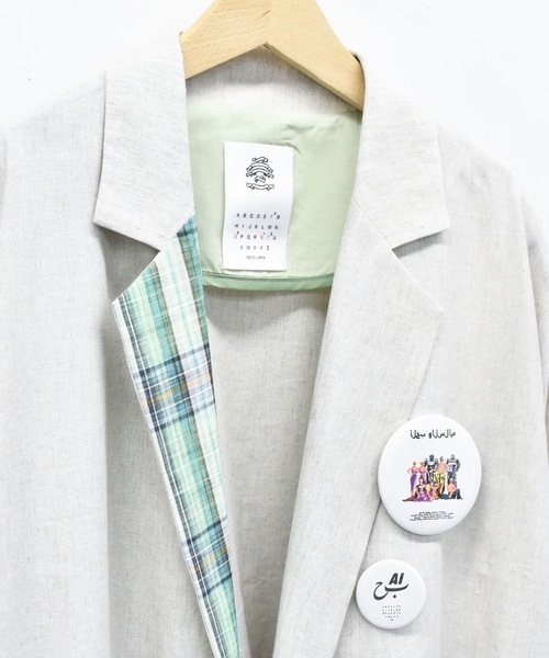 STOF（ストフ）の「PEDESTRIAN LIGHT COAT（チェスターコート・メンズ・ナチュラル/ブラック・S/M）」の17枚目の写真