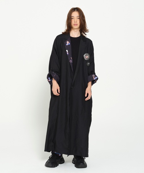 STOF（ストフ）の「PEDESTRIAN LIGHT COAT（チェスターコート・メンズ・ナチュラル/ブラック・S/M）」の3枚目の写真