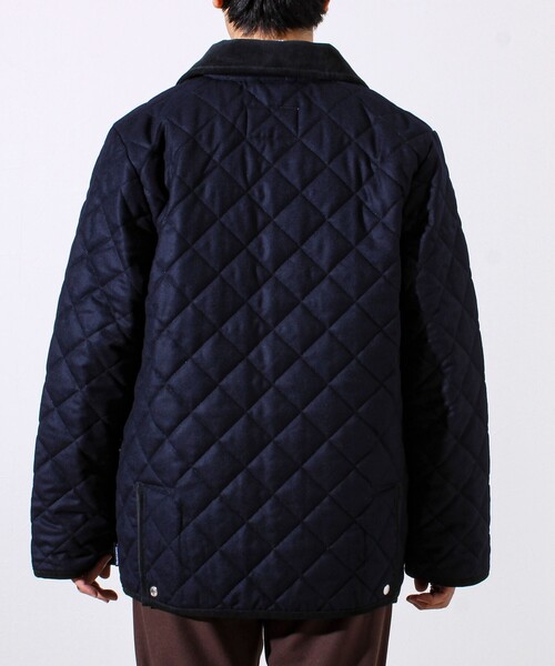 Traditional Weatherwear（トラディショナルウェザーウェア）の「【Traditional Weatherwear】WAVERLY/ウェーバリー ウールサキソニー（ブルゾン・メンズ・ブラック/ダークネイビー・38/42/40）」の13枚目の写真