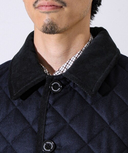 Traditional Weatherwear（トラディショナルウェザーウェア）の「【Traditional Weatherwear】WAVERLY/ウェーバリー ウールサキソニー（ブルゾン・メンズ・ブラック/ダークネイビー・38/42/40）」の10枚目の写真
