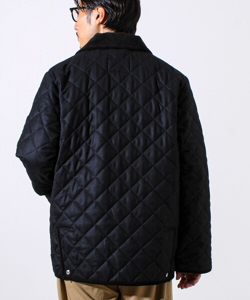 Traditional Weatherwear（トラディショナルウェザーウェア）の「【Traditional Weatherwear】WAVERLY/ウェーバリー ウールサキソニー（ブルゾン・メンズ・ブラック/ダークネイビー・38/42/40）」の20枚目の写真