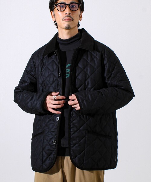 Traditional Weatherwear（トラディショナルウェザーウェア）の「【Traditional Weatherwear】WAVERLY/ウェーバリー ウールサキソニー（ブルゾン・メンズ・ブラック/ダークネイビー・38/42/40）」の14枚目の写真