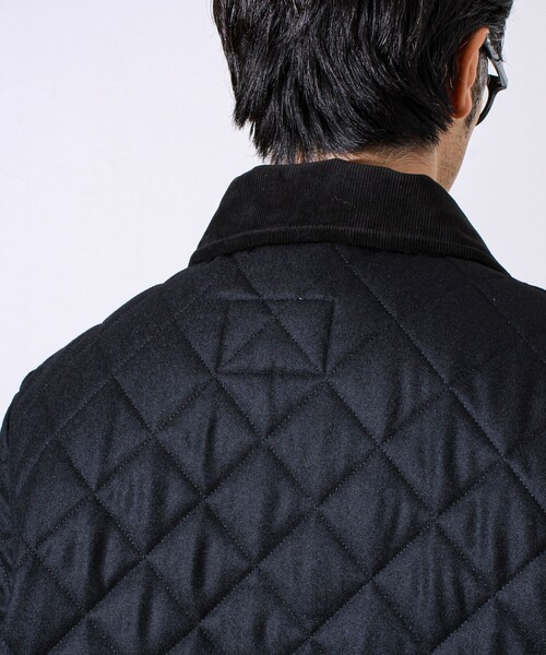 Traditional Weatherwear（トラディショナルウェザーウェア）の「【Traditional Weatherwear】WAVERLY/ウェーバリー ウールサキソニー（ブルゾン・メンズ・ブラック/ダークネイビー・38/42/40）」の19枚目の写真