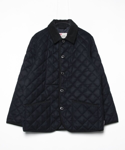 Traditional Weatherwear（トラディショナルウェザーウェア）の「【Traditional Weatherwear】WAVERLY/ウェーバリー ウールサキソニー（ブルゾン・メンズ・ブラック/ダークネイビー・38/42/40）」の9枚目の写真