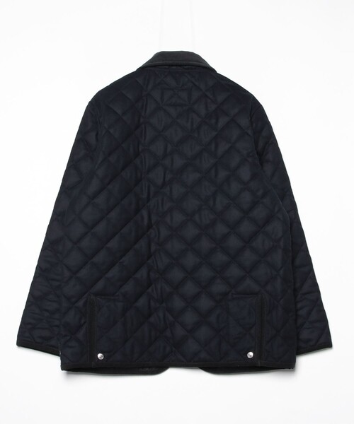 Traditional Weatherwear（トラディショナルウェザーウェア）の「【Traditional Weatherwear】WAVERLY/ウェーバリー ウールサキソニー（ブルゾン・メンズ・ブラック/ダークネイビー・38/42/40）」の17枚目の写真