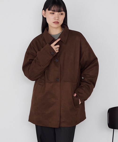 forksy.（フォルクシー）の「【forksy.】ヴィンテージライク中綿入り衿