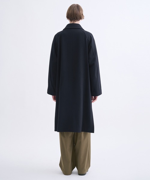 CULLNI（クルニ）の「【CULLNI】別注 Soutien Collar Tie Locken coat/別注 ステンカラーコート（ステンカラーコート・メンズ・ブラック/ベージュ/ネイビー・1/2）」の19枚目の写真