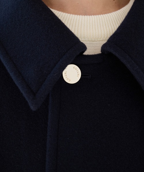 セール】【CULLNI】別注 Soutien Collar Tie Locken coat/別注 ステン