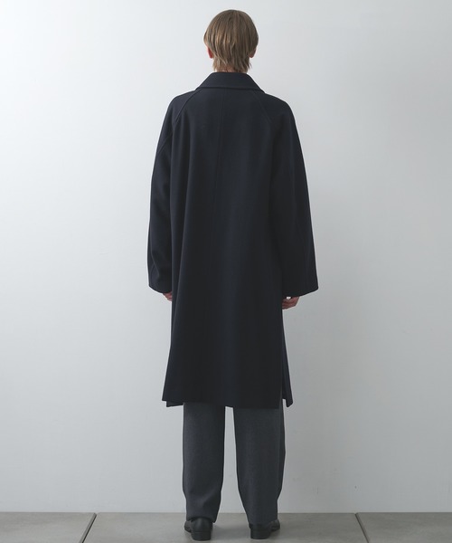 セール】【CULLNI】別注 Soutien Collar Tie Locken coat/別注 ステン