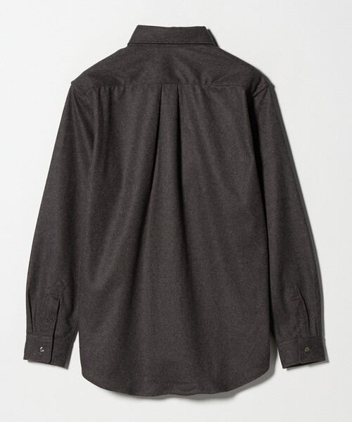 A DAY IN THE LIFE UNITED ARROWS（アデイインザライフユナイテッドアローズ）の「ホームスパン ジャージー ベーシックシャツ＜A DAY IN THE LIFE＞（シャツ/ブラウス・メンズ・オフホワイト/グレー系/モカ・M/L/S）」の10枚目の写真