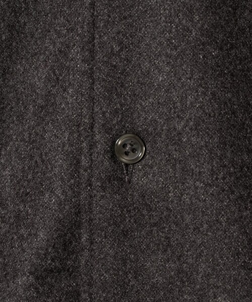 A DAY IN THE LIFE UNITED ARROWS（アデイインザライフユナイテッドアローズ）の「ホームスパン ジャージー ベーシックシャツ＜A DAY IN THE LIFE＞（シャツ/ブラウス・メンズ・オフホワイト/グレー系/モカ・M/L/S）」の13枚目の写真