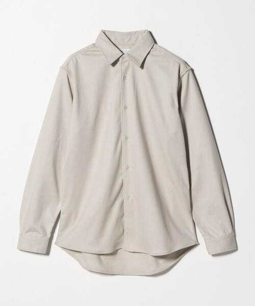 A DAY IN THE LIFE UNITED ARROWS（アデイインザライフユナイテッドアローズ）の「ホームスパン ジャージー ベーシックシャツ＜A DAY IN THE LIFE＞（シャツ/ブラウス・メンズ・オフホワイト/グレー系/モカ・M/L/S）」の14枚目の写真