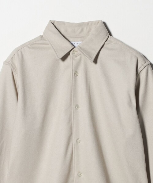 A DAY IN THE LIFE UNITED ARROWS（アデイインザライフユナイテッドアローズ）の「ホームスパン ジャージー ベーシックシャツ＜A DAY IN THE LIFE＞（シャツ/ブラウス・メンズ・オフホワイト/グレー系/モカ・M/L/S）」の16枚目の写真