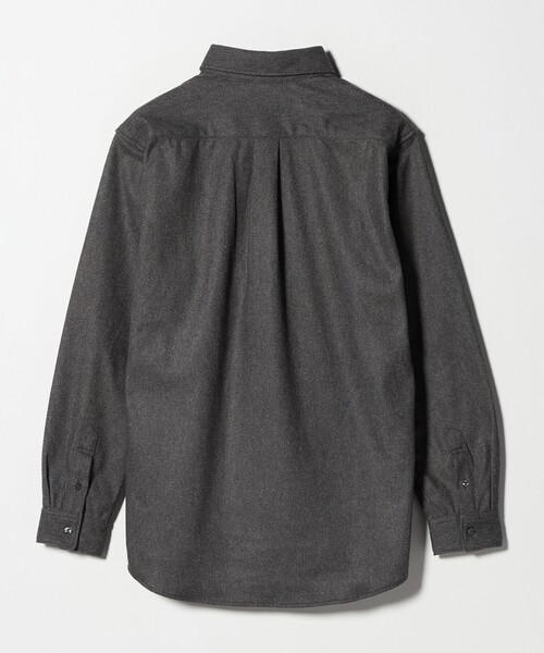 A DAY IN THE LIFE UNITED ARROWS（アデイインザライフユナイテッドアローズ）の「ホームスパン ジャージー ベーシックシャツ＜A DAY IN THE LIFE＞（シャツ/ブラウス・メンズ・オフホワイト/グレー系/モカ・M/L/S）」の18枚目の写真