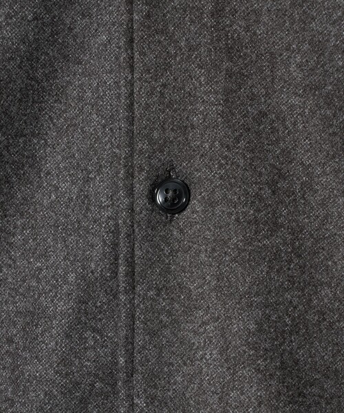 A DAY IN THE LIFE UNITED ARROWS（アデイインザライフユナイテッドアローズ）の「ホームスパン ジャージー ベーシックシャツ＜A DAY IN THE LIFE＞（シャツ/ブラウス・メンズ・オフホワイト/グレー系/モカ・M/L/S）」の20枚目の写真