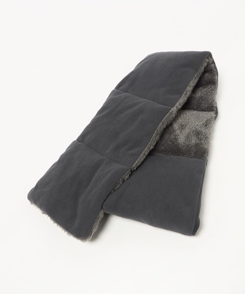 green label relaxing(グリーンレーベルリラクシング)の「ダブルフェイスマフラー / キッズ(マフラー・キッズ・グレー系/オリーブ/ネイビー・FREE)」の4枚目の写真