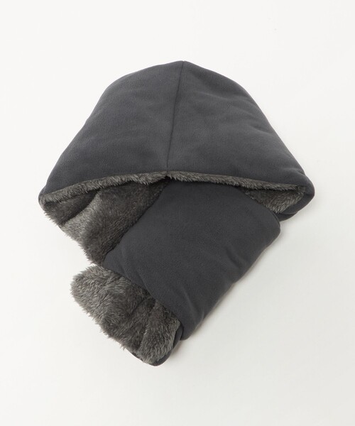 green label relaxing(グリーンレーベルリラクシング)の「ダブルフェイスマフラー / キッズ(マフラー・キッズ・グレー系/オリーブ/ネイビー・FREE)」の6枚目の写真