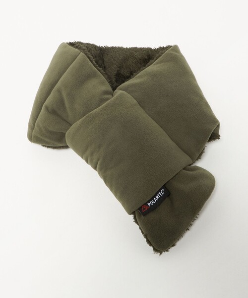 green label relaxing(グリーンレーベルリラクシング)の「ダブルフェイスマフラー / キッズ(マフラー・キッズ・グレー系/オリーブ/ネイビー・FREE)」の10枚目の写真