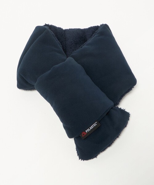 green label relaxing(グリーンレーベルリラクシング)の「ダブルフェイスマフラー / キッズ(マフラー・キッズ・グレー系/オリーブ/ネイビー・FREE)」の13枚目の写真