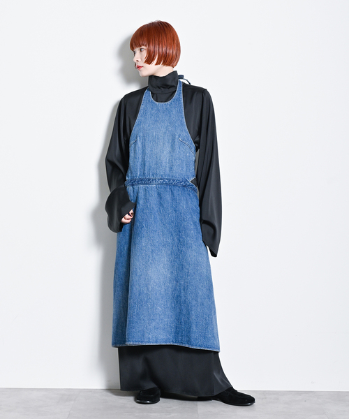 CITYSHOP（シティーショップ）の「HIGH NECK SATIN DRESS：ワンピース（ワンピース・レディース・ブラック・36/38）」の8枚目の写真