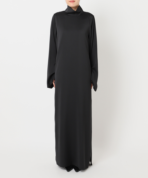 CITYSHOP（シティーショップ）の「HIGH NECK SATIN DRESS：ワンピース（ワンピース・レディース・ブラック・36/38）」の17枚目の写真