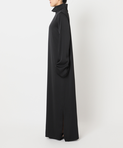 CITYSHOP（シティーショップ）の「HIGH NECK SATIN DRESS：ワンピース（ワンピース・レディース・ブラック・36/38）」の18枚目の写真