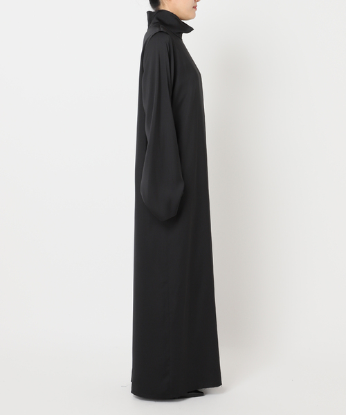 CITYSHOP（シティーショップ）の「HIGH NECK SATIN DRESS：ワンピース（ワンピース・レディース・ブラック・36/38）」の20枚目の写真