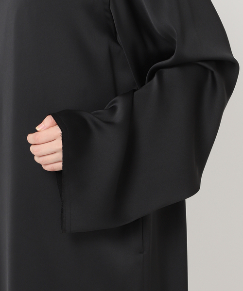 CITYSHOP（シティーショップ）の「HIGH NECK SATIN DRESS：ワンピース（ワンピース・レディース・ブラック・36/38）」の22枚目の写真