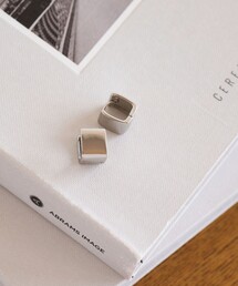 green label relaxing | 【WEB限定】スクエアクリップ フープピアス(ピアス（両耳用）)