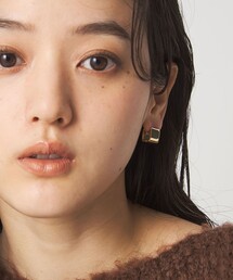 【WEB限定】スクエアクリップ フープピアス