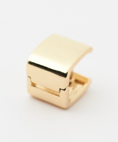 green label relaxing（グリーンレーベルリラクシング）の「【WEB限定】スクエアクリップ フープピアス（ピアス（両耳用）・レディース・シルバー/ゴールド・FREE）」の14枚目の写真