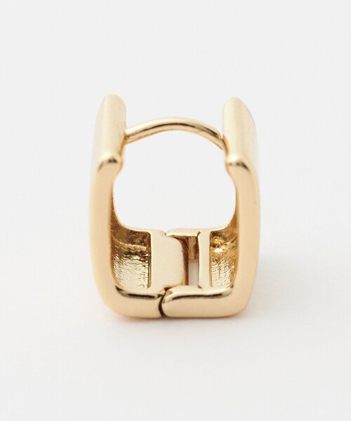 green label relaxing（グリーンレーベルリラクシング）の「【WEB限定】スクエアクリップ フープピアス（ピアス（両耳用）・レディース・シルバー/ゴールド・FREE）」の15枚目の写真