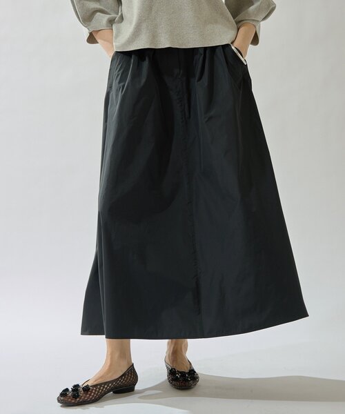 Drawing Numbers（ドローイング ナンバーズ）の「【Drawing Numbers】タフタギャザースカート（スカート・レディース・ベージュ/カーキ/ブラック・38）」の4枚目の写真