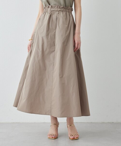 Drawing Numbers（ドローイング ナンバーズ）の「【Drawing Numbers】タフタギャザースカート（スカート・レディース・ベージュ/カーキ/ブラック・38）」の10枚目の写真