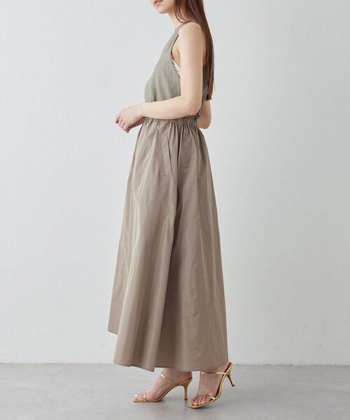 Drawing Numbers（ドローイング ナンバーズ）の「【Drawing Numbers】タフタギャザースカート（スカート・レディース・ベージュ/カーキ/ブラック・38）」の14枚目の写真