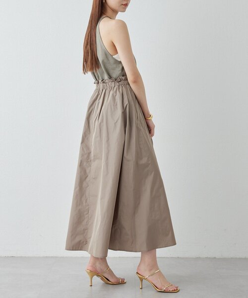 Drawing Numbers（ドローイング ナンバーズ）の「【Drawing Numbers】タフタギャザースカート（スカート・レディース・ベージュ/カーキ/ブラック・38）」の17枚目の写真